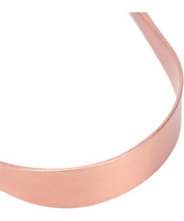 Pure Copper Tongue Scraper - Effective Oral Care Tool for Daily Hygiene & Bad Breath Removal - Buy Online on GoSupps.com