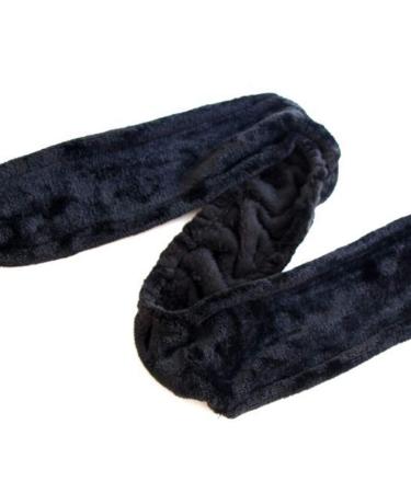Beaupretty Plush Rabbit Ear Hair Ties - 2 Pieces Flexible Head Wraps for Washing & Makeup (Black & White) - Buy Online on GoSupps.com