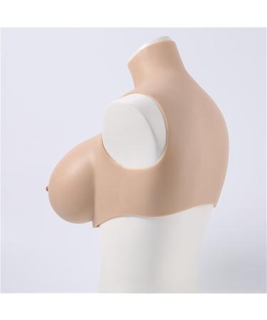 High Collar Silicone Breast Forms - Mastectomy & Cosplay Enhancers | Yellow Skin K Size (2250g) - Perfect for Halloween Christmas Weddings - Buy Online on GoSupps.com