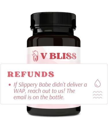 V Bliss Slippery Babe Vaginal Moisturizer Capsules - Relieve Vaginal Dryness with Slippery Elm Fenugreek & Maca - 60 Capsules for Daily Use - Buy Online on GoSupps.com