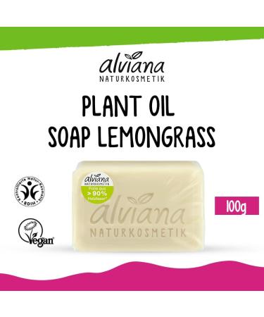  Alviana Lemongrass vegetable oil soap 100g - Buy Online on GoSupps.com