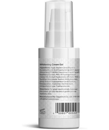 PURE SKIN TONE White Brightening Cream - BRIGHTER WHITE GEL Natural Ingredient - Buy Online on GoSupps.com