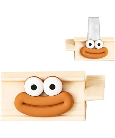 Toothpaste Squeezer - Cartoon Toothpaste Holder Squeezer - Bathroom Tube Squeezer Tool Manual Toothpaste Dispenser for Home Dorm Hotel White - Buy Online on GoSupps.com