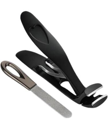 Thick Toe Nail Clippers - Nail clippers for seniors thick nail clipper for men nail clippers for thick toenails toe nail clippers stainless angle head nail clipper | foot nail clippers stainless Black Suit - Buy Online on GoSupps.com