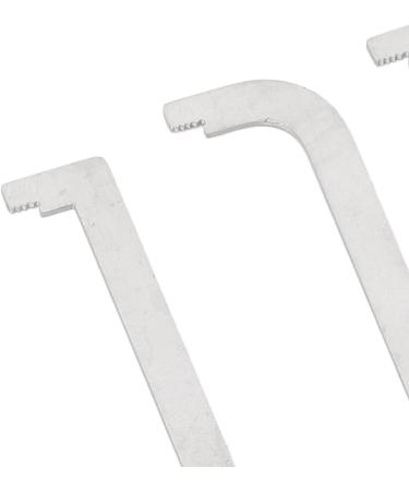 Comb Lock Picks 4PCS Metal Teeth Tools Portable Stainless Steel Pick Combs for Firefighting Repair - Buy Online on GoSupps.com