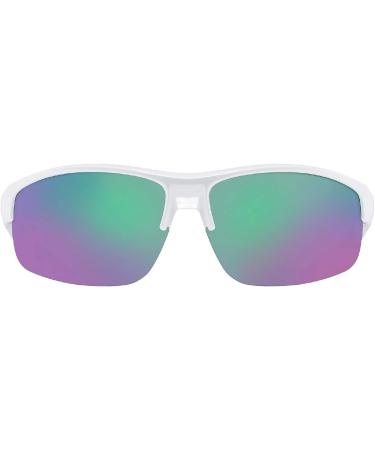 Uvex Unisex Sportstyle 226 Sports Glasses - White/Green | Pack of 1 | International Shipping Available - Buy Online on GoSupps.com