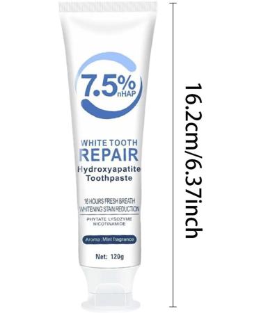 SHINROAD Enamel restoration toothpaste repair hydroxylapatite for protection 120 g 125 pieces oral health teeth teeth setting up the oral appliances removing stains sensitive 2 pieces - Buy Online on GoSupps.com
