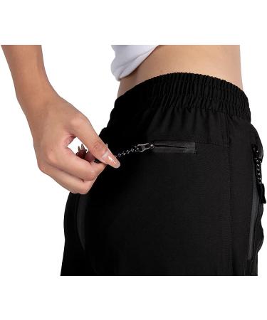 Singbring Women's Lightweight Athletic Hiking Cargo Joggers Pants - Black, Medium - Buy Online on GoSupps.com