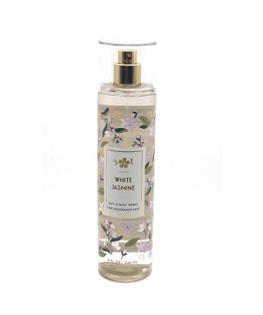 Bath & Body Works White Jasmine Fine Fragrance Mist 8 Fluid Ounce Spray White Jasmine 8 Fl Oz (Pack of 1)