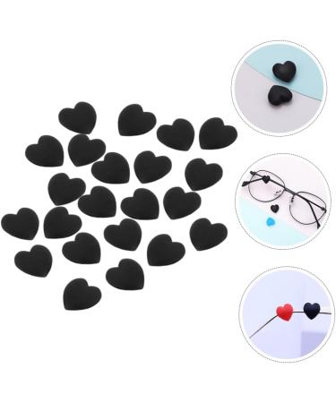 15 Pairs Glasses Ear Hooks - Eyeglass Stoppers & Silicone Cushions for Comfort | Universal Grips for Kids & Adults - 1.4x1.3cm Black - Buy Online on GoSupps.com