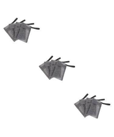 Didiseaon 12 Pcs Soap Bar Soap Savers Soap Pouches for Soap Bars Soap Sleeve Nylon Fiber Grey