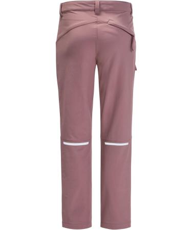 Jack Wolfskin Girls' Outdoor Trousers Activate Pants K 164 - Ash Mauve | Best for Adventure & Comfort - Buy Online on GoSupps.com