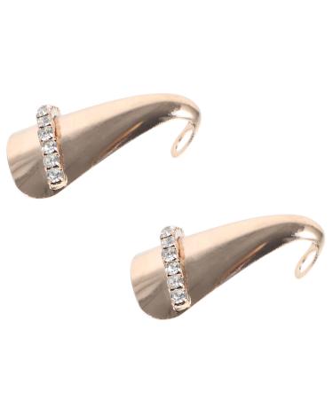 1 Pair Toe Protector High Heels Tip Caps High Heels Toe Covers Decorative Shoe Tip Protector Shoe Tip Caps Shoe Toe Covers for High Heels Metal Decorate Leather Shoes