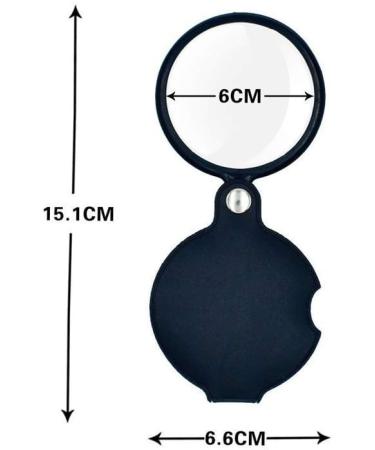 Folding Glass Portable Mini Elderly Children Reading Newspaper5X Made in China - Buy Online on GoSupps.com