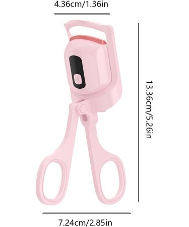 Electric Eyelash Curler - 3 Temperature Modes Eyelash Curling Clip Rechargeable Eye Curler Electric Eyelash Curler with LCD Display 750mAh Battery Lashes Curling Clamp Lash Curling Tool for Women Pink - Buy Online on GoSupps.com