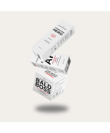 The Bald Brothers 3 Piece Full Bald Head Care Set | Complete Skincare Set for Men | Cleanse Exfoliate Hydrate & Moisturise | Vegan | 60-90 Day Supply 3 Piece Set - Buy Online on GoSupps.com
