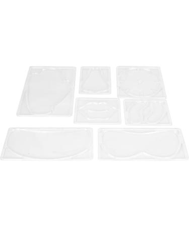 Pissente Face Mask Reusable DIY Face Mask Tool for Hand Chest and Lip Masks ABS Material Transparent Color Standard - Buy Online on GoSupps.com