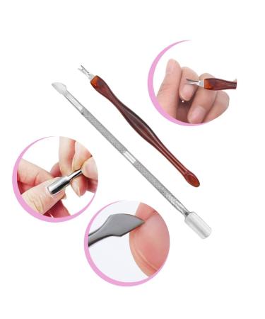 8 in 1 Professional Nail Art Tool Set - Nail Brush Separator Files & More for Perfect Manicures | International Shipping Available - Buy Online on GoSupps.com