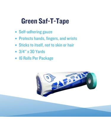 Buy SAF-T-Tape Self-Sticking 3/4" x 30 Yards - 16 Rolls/Pack - Ideal for Home & Industrial Use - International Shipping Available - Buy Online on GoSupps.com