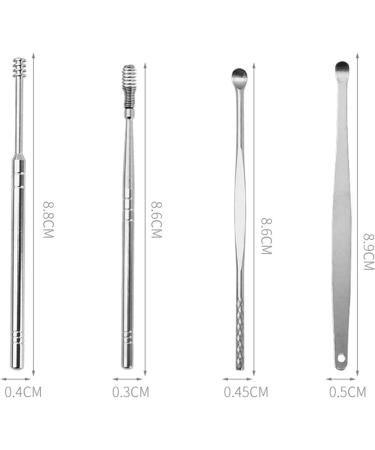 TARVIT Earwax Removal Tool - Stainless Steel Earpick & Curette Blue Ear Cleaner for Effective Earwax Removal - Buy Online on GoSupps.com
