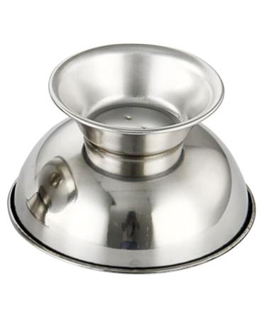 Magiclulu 3st high impact shell shaving gel shaving gel shaving gel shaving gel cream container for men shaving cream shaving cup of shaving men shave supply care tool metal bowl man