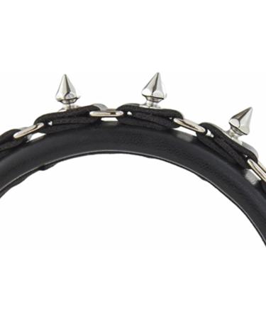 amangul Spiked Headband Gothic Tiaras Rivet Headband Rock Headband For Men Punk Headband Steampunk Leather Spiked Headpiece(Red) - Buy Online on GoSupps.com