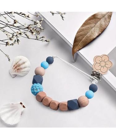 Buy Wffeila 15-Piece Baby Pacifier Clip Set - Wood & Metal Accessories for Babies & Children - International Shipping Available - Buy Online on GoSupps.com