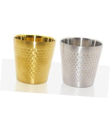 Stainless Steel Shaving Bowl Set - 2 pcs Razor Foam Cups for Smooth Shaves | International Shipping - Buy Online on GoSupps.com