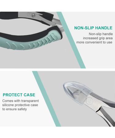 IVON Professional Stainless Steel Cuticle Cutter - Non-Slip Nail Nippers & Scissors for Perfect Nail Care - Shop Internationally - Buy Online on GoSupps.com