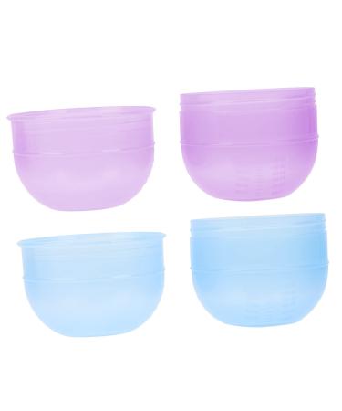 2 pi ces Tasse Shaker pour Teinture de Cheveux Accessoire Coiffure PP M lange Facile et Nettoyage Rapide Outil Pratique pour Salon et Usage Domestique Couleur Couleur Al atoire