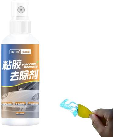 Glass Label Cleaner - 100ml Effective Glass Stickers Solvent | Label Cleaner for Bathroom Kitchen Bedroom Household Tar Grease Oil Cleaning Tools - Buy Online on GoSupps.com