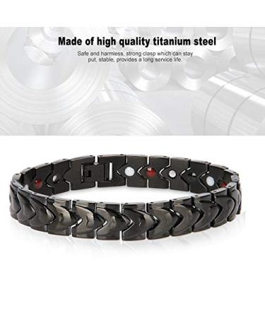 Magnetic Health Bracelet - Titan Steel Therapy Bracelet for Pain Relief & Skin Care | Heart Shape Design - Buy Online on GoSupps.com