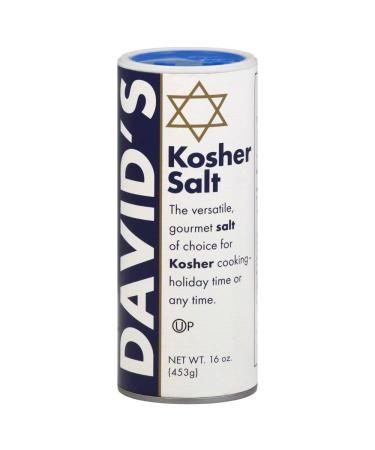 David's Kosher Salt Canister 16.0 Oz(Pack of 3)