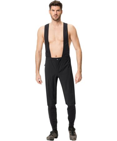 VAUDE Men's Kuro Warm Hybrid Bib Tights | Insulating Cycling Shorts with Seat Pad | L Black - International Shipping Available - Buy Online on GoSupps.com