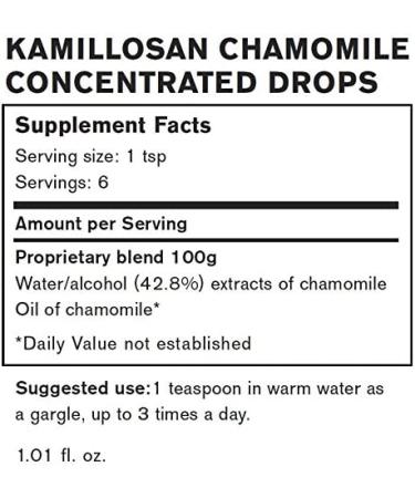 Kamillosan Liquid 30ml - Natural Chamomile Relief (1 Fl Oz) - Buy Online on GoSupps.com