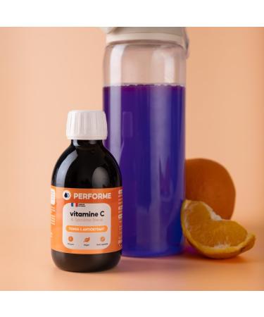 Performe - Vitamin C + Blue Liquid Spirulina High Assimilation Liquid Formula Cure 20 days 480 mg/day Boosts energy Highly concentrated in Phycocyanin Made in France 200 ml - Buy Online on GoSupps.com