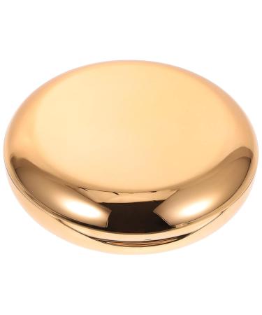 Healifty Portable Denture Retainer Case with Mirror - Travel Aligner Storage Box in Golden - Buy Online on GoSupps.com