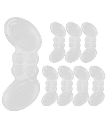 4 Pairs Silicone Heel Patch Convenient Heel Pads Heel Protectors for Shoes Foot Supplies High Heel Comfort Pads Wear-resistant Heel Liners Shoe Heel Pad Transparent