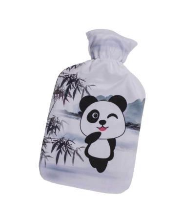 1 x beautiful large hot water bottle Panda volume approx. 1.7 l made of polyester/rubber
