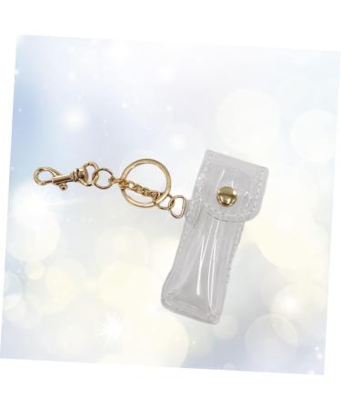  BIUDECO Hanging Pendant Lipstick Holder Lip Pouch Lip Gloss Holder Clear Lipstick Stand Travel Keychain Clear Container - Buy Online on GoSupps.com