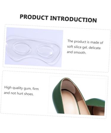 Mobestech Women's High Heel Cushions 6 Pairs Transparent Gel Heel Pads & Stickers for Ultimate Comfort | Perfect Anti-Slip Foot Support - Buy Online on GoSupps.com
