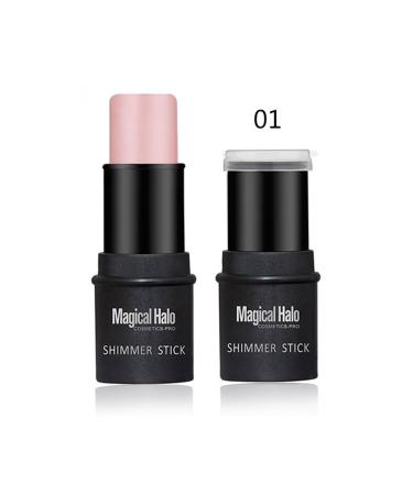 Highlighter Stick Highlight Powder Shade Contour Makeup Foundation Stick (01#) 01# 1 piece (1 pack)