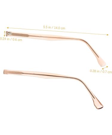 Buy BUIFULSIC Metal Glasses Accessories - Stylish Ros gold Frames & Legs for Ultimate Comfort - Buy Online on GoSupps.com