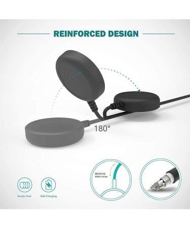 Galaxy Watch 5/4/3 Charger EMallee USB A Charging Dock for Samsung Galaxy Watch5 Pro Watch4 Classic Watch3 Active Active2 Accessories 2 Pack - Buy Online on GoSupps.com