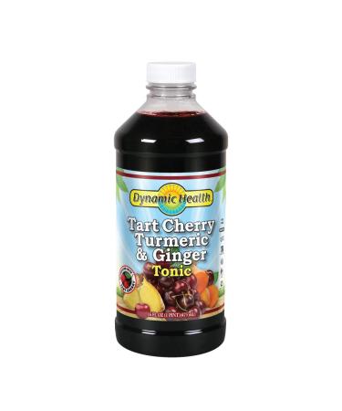 Dynamic Health  Laboratories Tart Cherry Turmeric & Ginger Tonic 16 fl oz (473 ml)