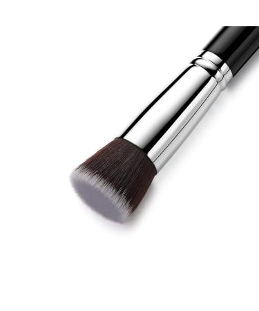 Exam Show Foundation Makeup Brush - Flat Tip Kabuki Brush for Mineral Powder Liquid & Cream Primers Concealer Blend - Soft Facial Brush (F614) - Buy Online on GoSupps.com