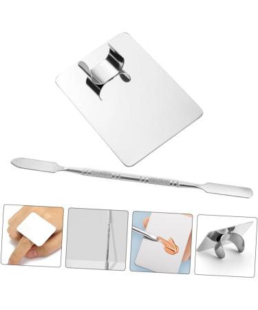 Palette de M lange Cosm tique Acier Inoxydable avec Spatule pour Fond de Teint Correcteur et Pigments Kit Professionnel pour Maquillage Nail Art et Usage Personnel - Buy Online on GoSupps.com