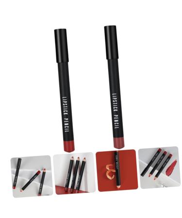 Buy 2pcs Waterproof Lip Liner & Matte Lipstick Pencil for Women - Miss Wood Makeup Collection - Shop Internationally - Buy Online on GoSupps.com