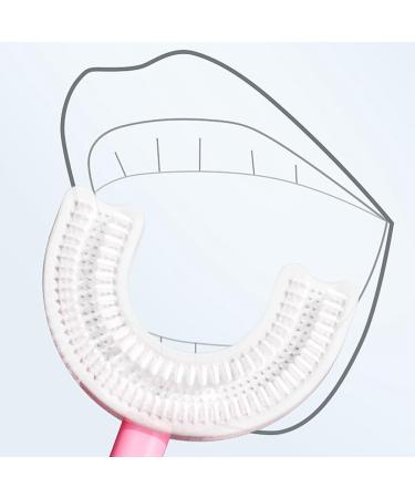 Shop Safe U-Shaped Kids Toothbrush - Silicone Head for Full Mouth Cleaning | Comfortable & Easy for Ages 2-6 - Buy Online on GoSupps.com