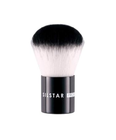 Buy SILSTAR Professional Kabuki Brush - Cruelty-Free Synthetic Hair Face Brush for Flawless Makeup - Natural Birch Handle - Made in Korea SPB008 - Buy Online on GoSupps.com